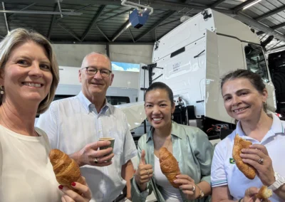 Netzwerk-Kaffee IG Silbern 2026 bei Renault Trucks