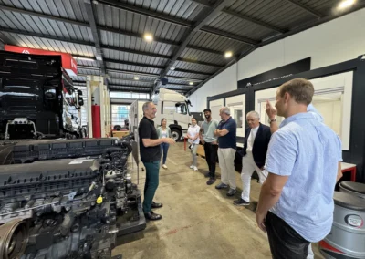 Netzwerk-Kaffee IG Silbern 2026 bei Renault Trucks