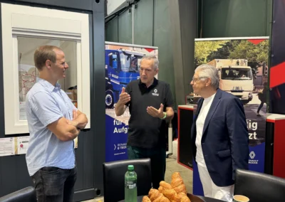 Netzwerk-Kaffee IG Silbern 2026 bei Renault Trucks